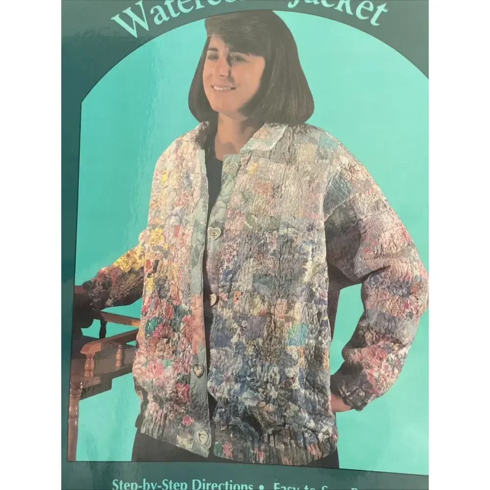 Diana Leone Diana's‎ Watercolor Jacket Pattern Book Quilting 90s Bomber Style